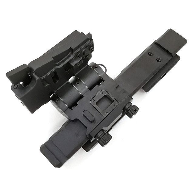 SOTAC-GEAR Tactical G33 Mounts Magnifier Flip-To-Side Quick Detach w/ 5/8" Riser for G23 3X Magnifiers Fits 20mm Picatinny Rail