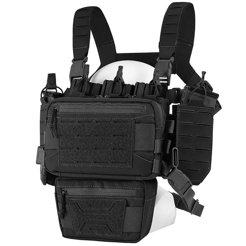 Chest Rig Tactical Chest Rig Molle Modular Micro Fight Chest Rigs With Magazine Pouch For Outdoor Hunting Aisoft