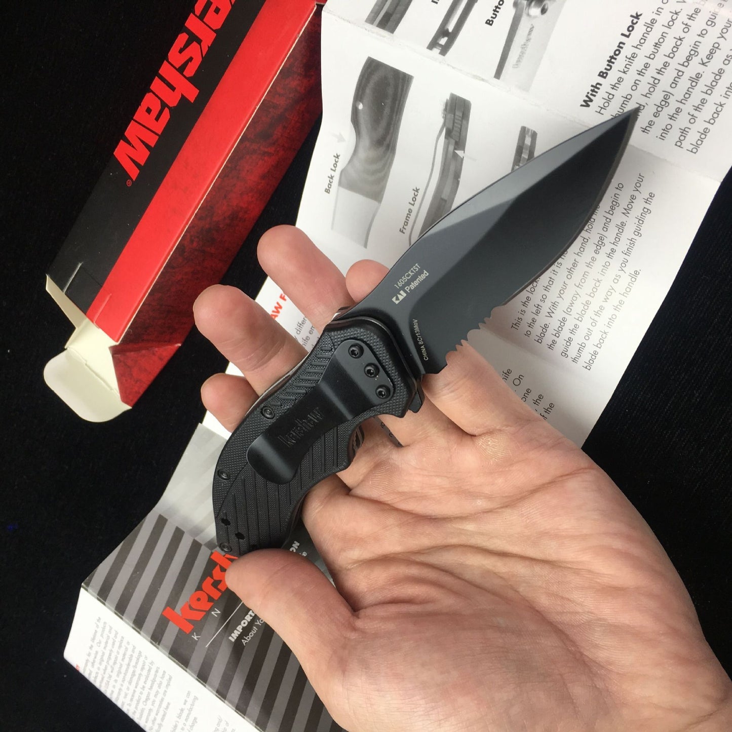 High Hardness 8CR13MOV Outdoor Survival Folding Knife