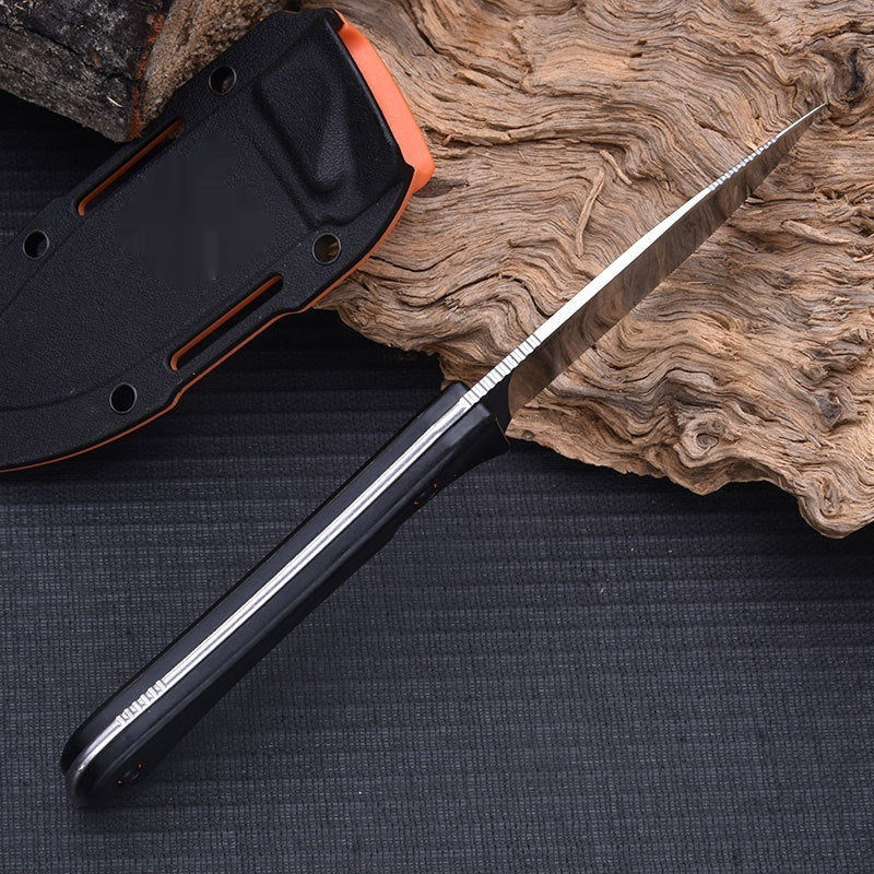 Outdoor Camping Barbecue Portable Small Straight Knife