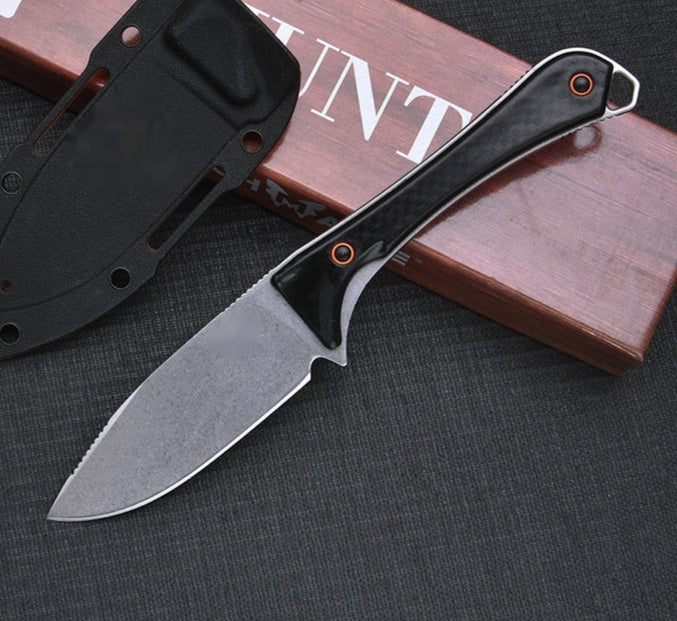 Outdoor Camping Barbecue Portable Small Straight Knife