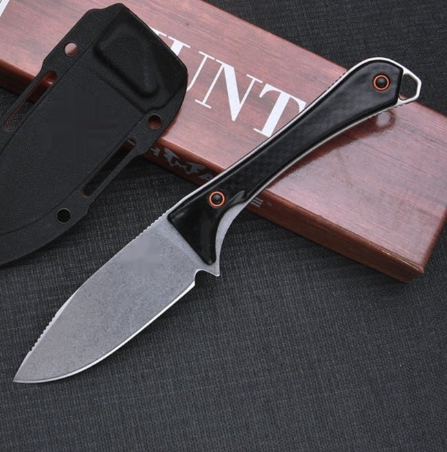 Outdoor Camping Barbecue Portable Small Straight Knife